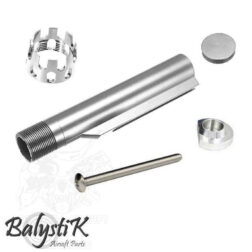 Tubo de culata con Ported Nut para M4 AEG Balystik - Plata