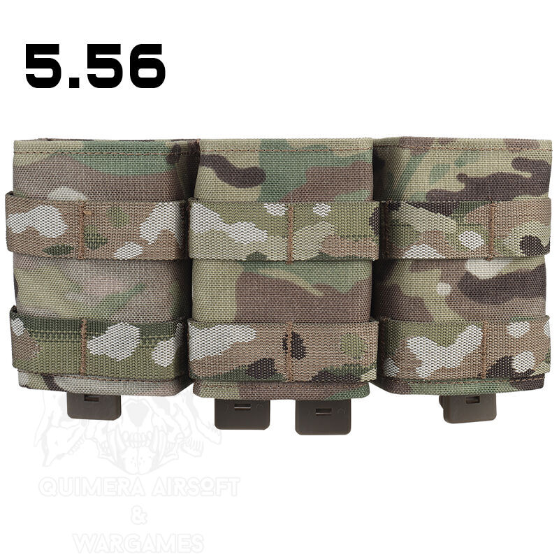 Triple Mag Pouch 5.56 Tipo KYWI con inserto de Polimero