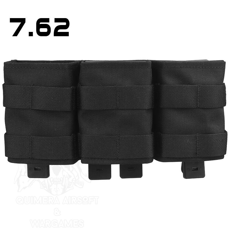 Triple Mag Pouch 7.62 Tipo KYWI con inserto de Polimero