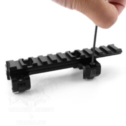Montura railada larga para MP5/G3 M-ETAL - Negro - Imagen 3