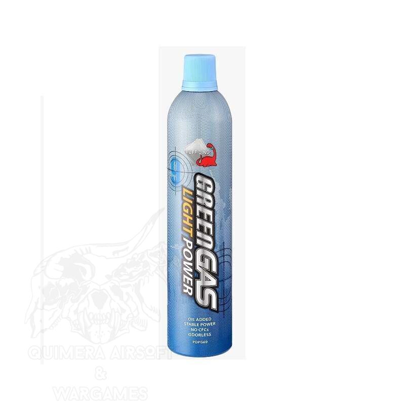 Green Gas Light Power 600ml (134A) Puff Dino