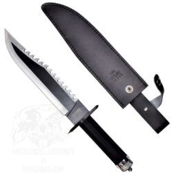 Cuchillo de Caza Rambo II H25cm. - Negro - Imagen 4