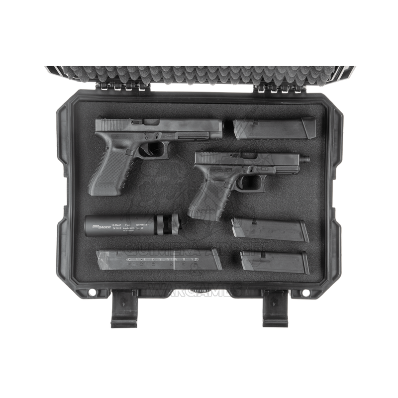 Maleta Rígida Estanca con Espuma Cortada para Pistolas y Complementos 46.5X35x20cm. - Nimrod 8 Maleta Rígida Estanca con Espuma Cortada para Pistolas y Complementos 46.5X35x20cm. - Nimrod - Imagen 8
