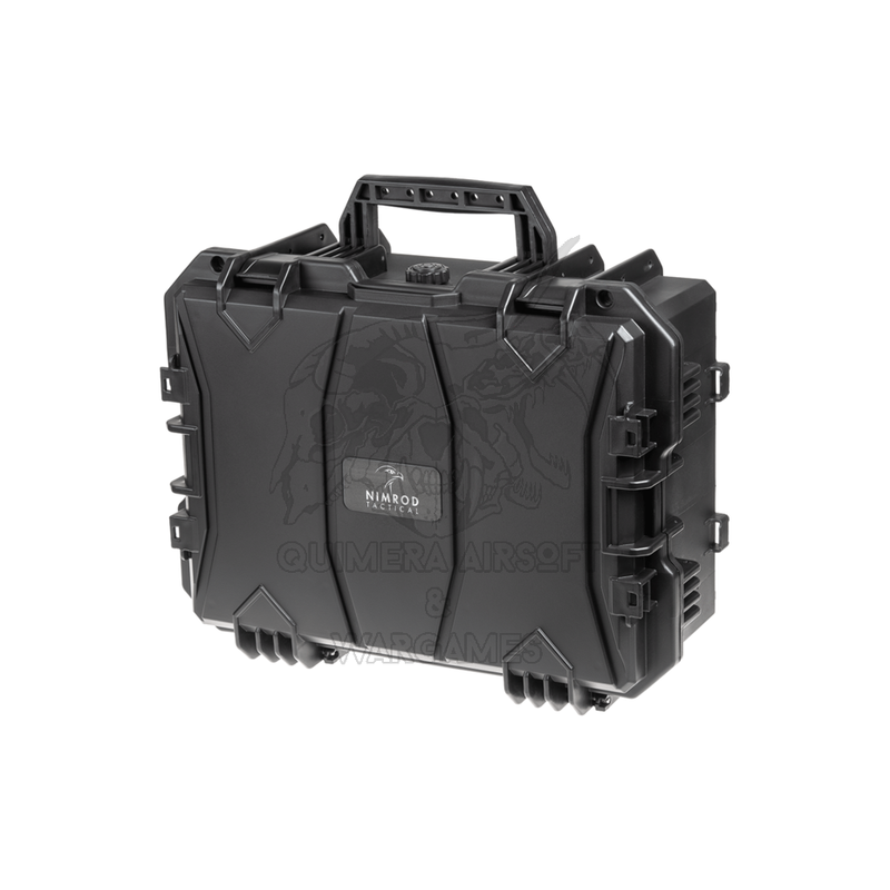 Maleta Rígida Estanca con Espuma Cortada para Pistolas y Complementos 46.5X35x20cm. - Nimrod