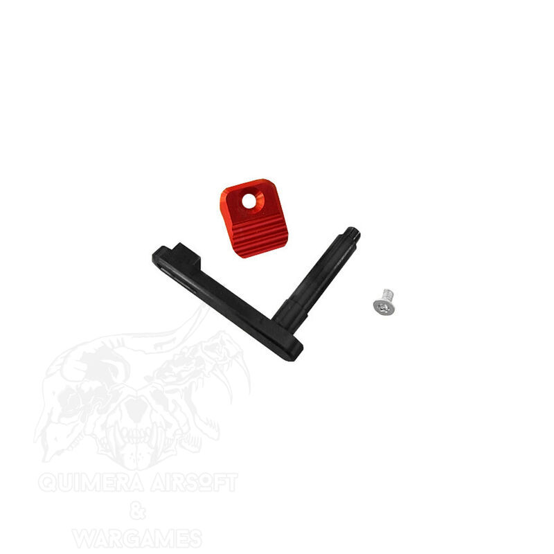 Reten de cargador  Mag Catch para M4 - A - Rojo - Retro Arms