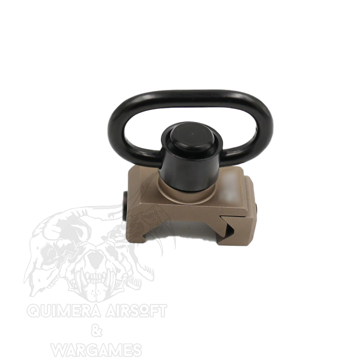 Engache de correa QD para Rail  D. Defense - WADSN - Dark Earth