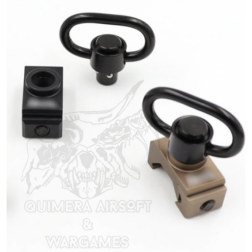 Alternative view of Engache de correa QD para Rail D. Defense - WADSN - Negro