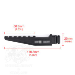 HR SKI Rail para montura UNT WADSN - Negro - Imagen 5