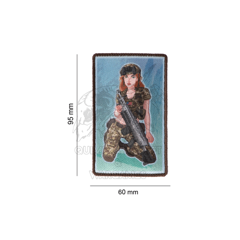 Alternative view of Parche PVC Pinup Girl Ranger Woven - Airsoftology