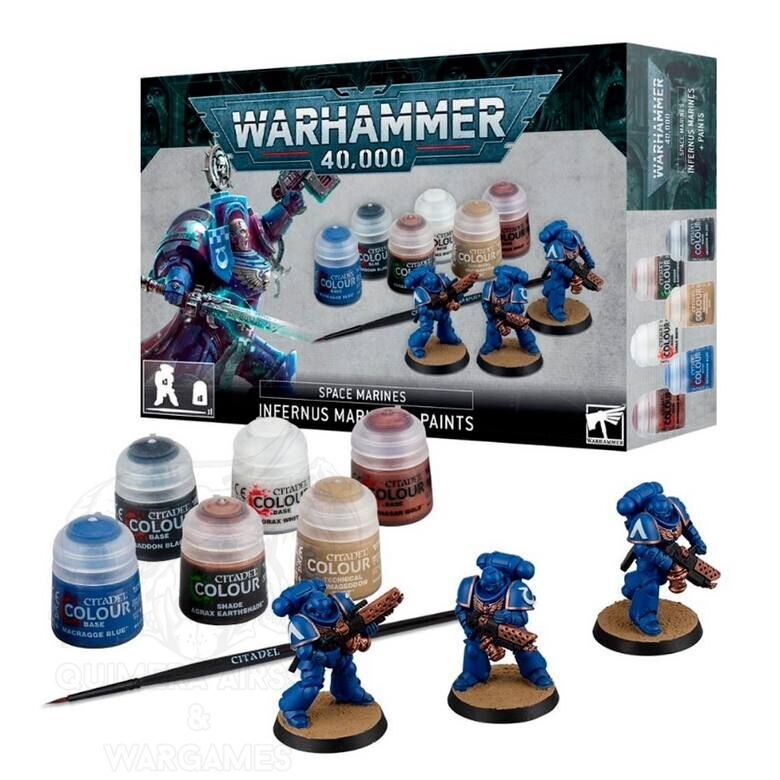 Alternative view of Infernus Marines + Paints (Multilenguaje) - Warhammer 40K