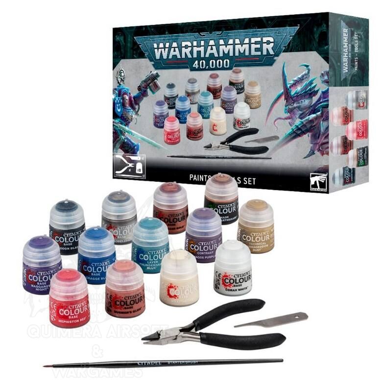 Paint + Tools Set (Multilenguaje) - Warhammer 40K - Imagen 2