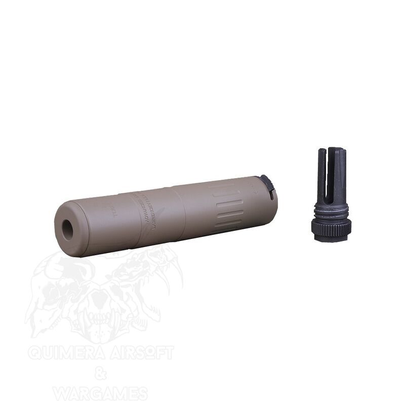 Silenciador QD con bocacha incluida 170x38 Big Dragon - Negro