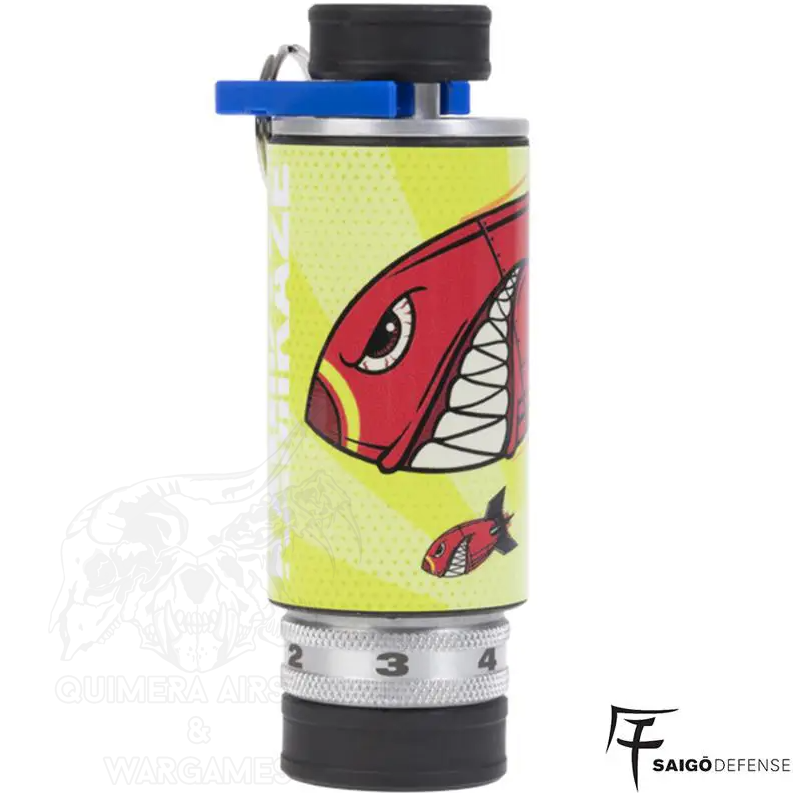 Alternative view of Kamikaze KBoom XL Granada Pirotécnica 9mm Saigo - Amarillo