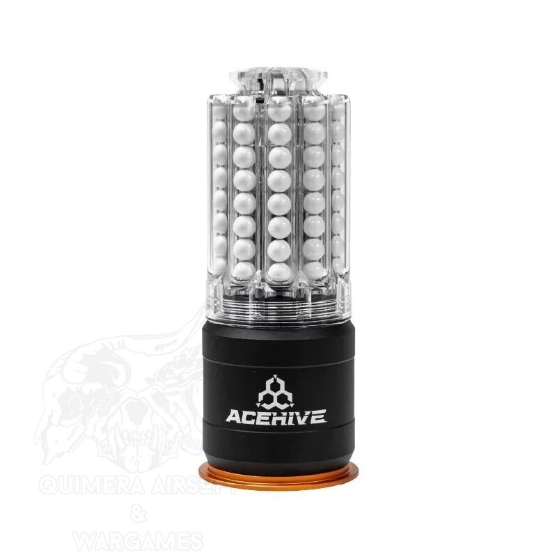 Pack Acehive 2 Granadas 40mm de 80bbs con Spawner Speedloader - Acetech - Imagen 2