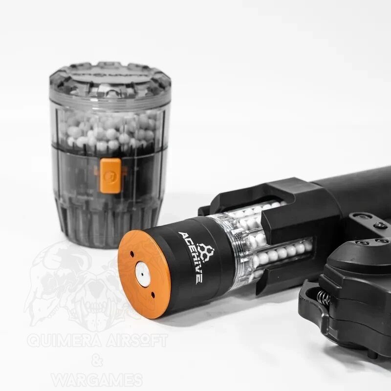 Pack Acehive 2 Granadas 40mm de 80bbs con Spawner Speedloader - Acetech - Imagen 4