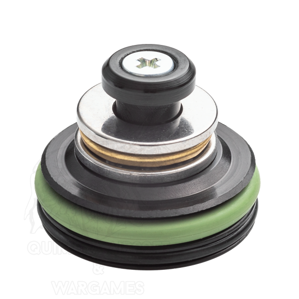 Alternative view of CNC ERGAL double o-ring ball bearing AEG Piston Head - FPS Softair