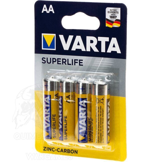 Pack de 4 Pilas Superlife LR06/AA 1,5V - Varta