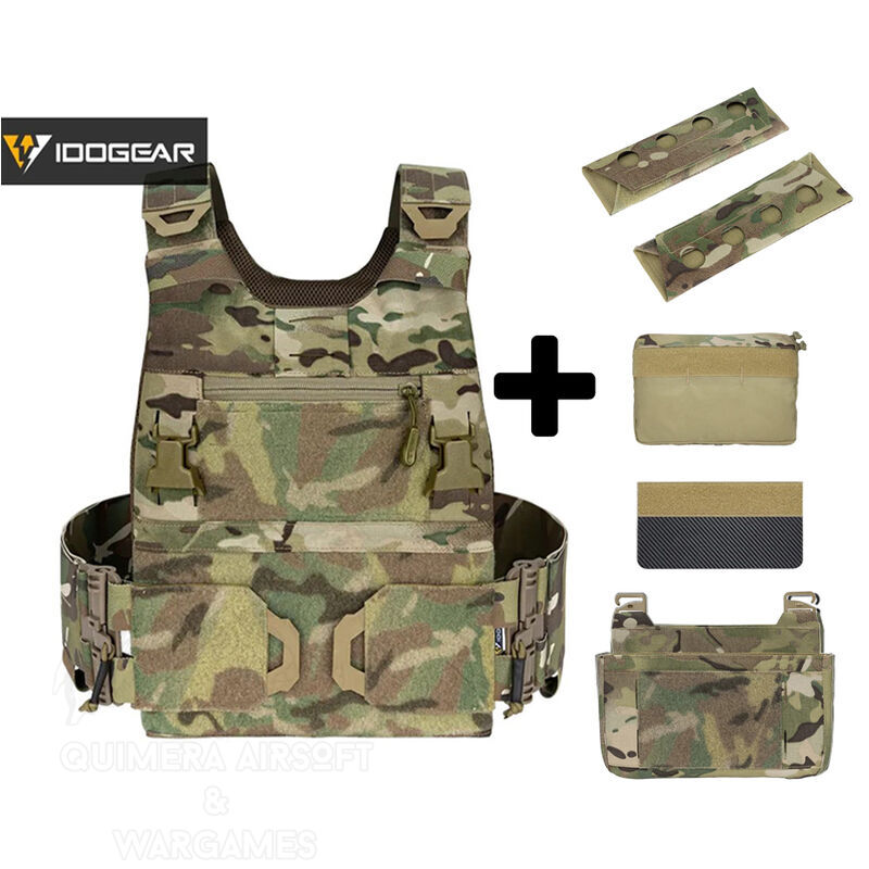 Chaleco Tactico Tipo Ferro Slickster COMBO Idogear