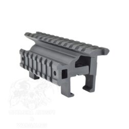 Alternative view of Montura con 2 railes para MP5/G3 JS Tactical - Negro