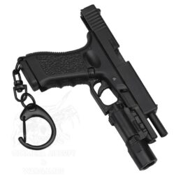 Llavero Glock Con Linterna Con Piezas Móviles - Negro - Imagen 4