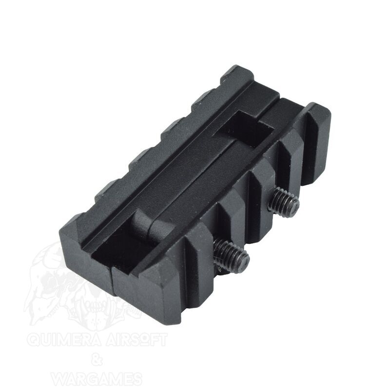 Alternative view of Rail doble para mira frontal de M4 - JS Tactical