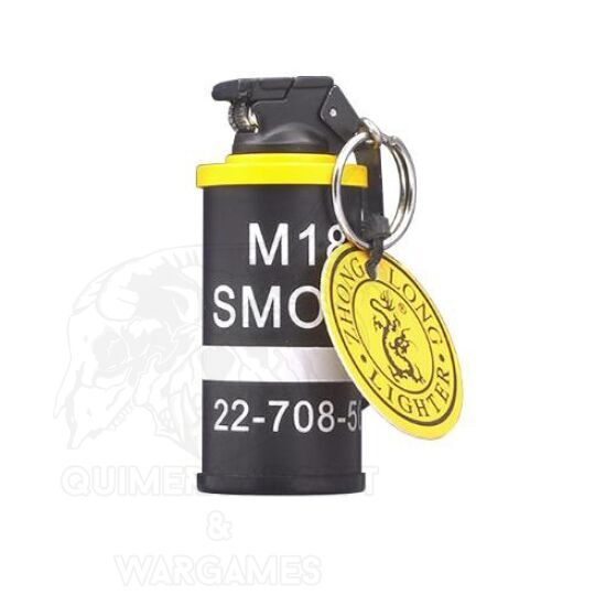 Llavero Granada Humo M18 con mechero