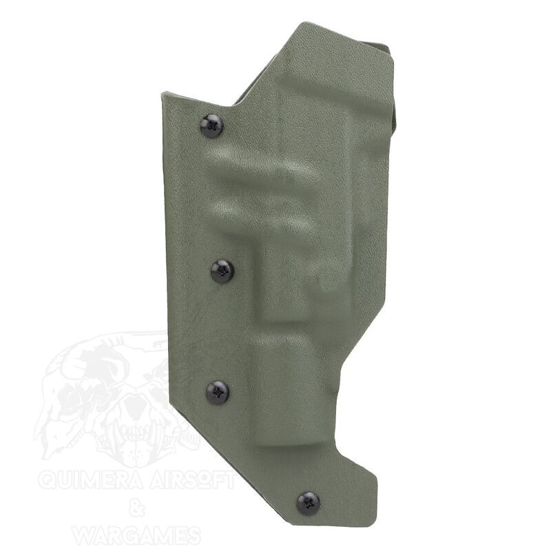 Pistolera Rígida Kydex de Extracción Rápida Tipo 2 para Linternas X300 y Silenciador -