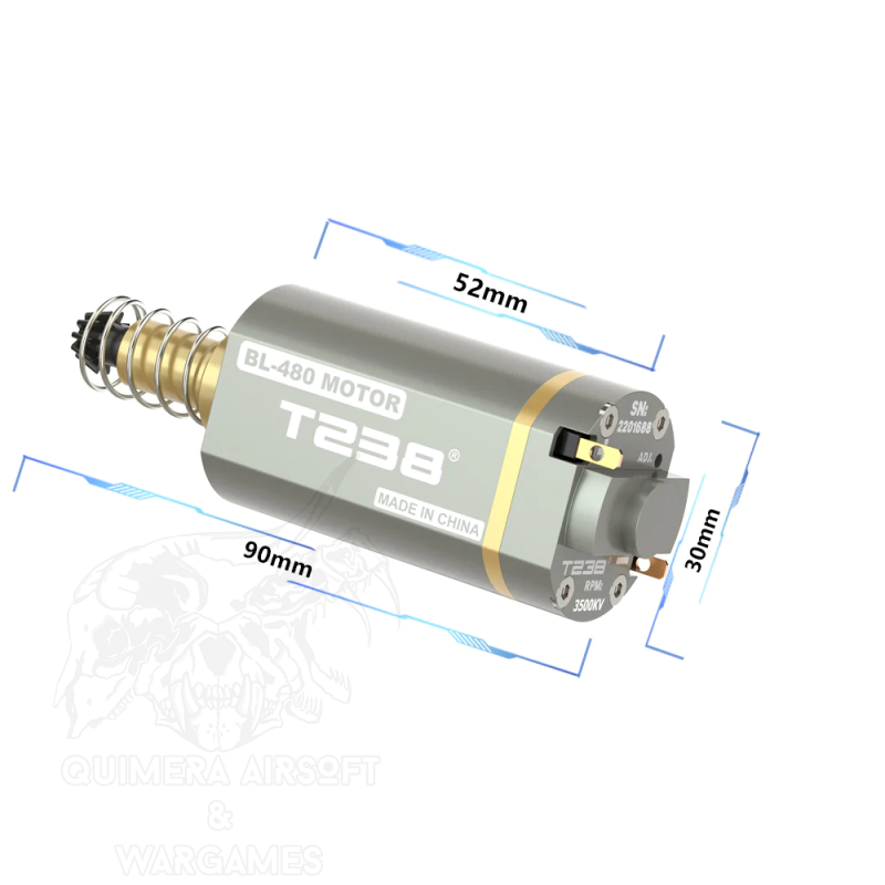 Motor Brushless Largo 39K - T238 - Imagen 6