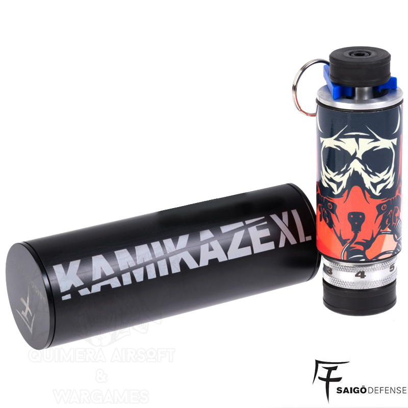 Kamikaze KBoom XL Granada Pirotécnica 9mm Saigo - Naranja