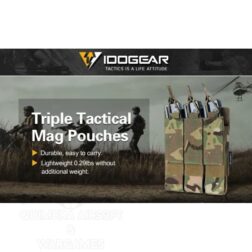 Triple Mag Pouch para Mp5 y SMG Idogear - Multicam - Imagen 5