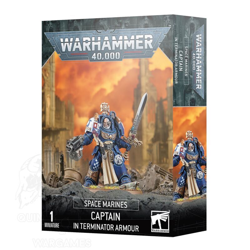 Capitán con Armadura Exterminador - Space Marines