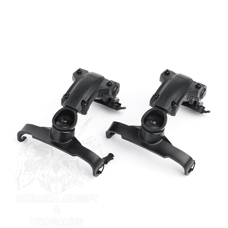 Helmet Rail Mount Kit Picatinny para COMTA WADSN - Negro