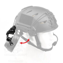 Helmet Rail Mount Kit Picatinny para COMTA WADSN - Negro - Imagen 16