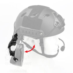 Helmet Rail Mount Kit Picatinny para COMTA WADSN - Negro - Imagen 19