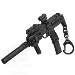 Llavero Mp7 Con Accesorios Con Piezas Móviles - Negro - Imagen 3