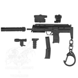 Llavero Mp7 Con Accesorios Con Piezas Móviles - Negro - Imagen 6