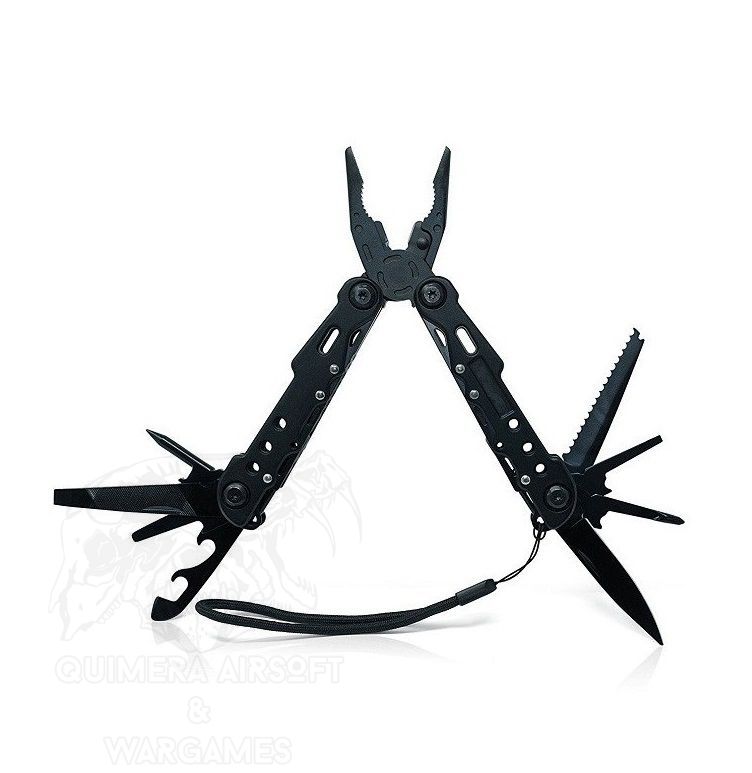 Alicate Multiusos COBRA Full 17cm con Funda Miltec - Negro