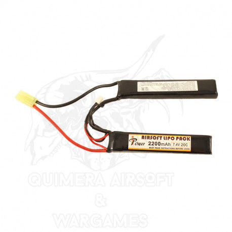 Bateria Lipo 2+2 7,4V 2200mAh 20c Tamiya IPower