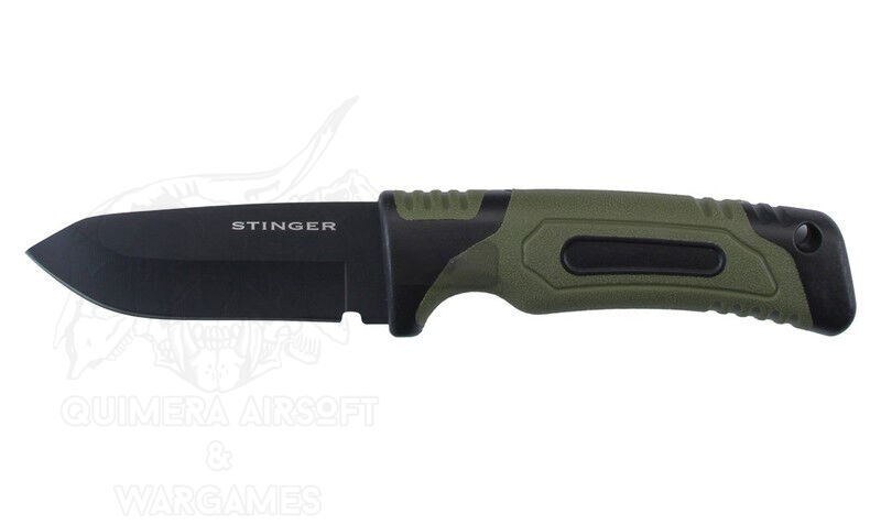 Cuchillo Mistral ST1 H8cm. con Funda Stinger