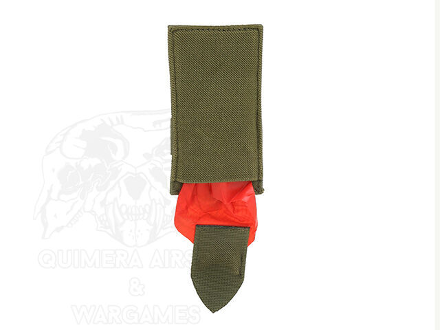 Pouch con pañuelo marcador de eliminado 8Fields - Negro