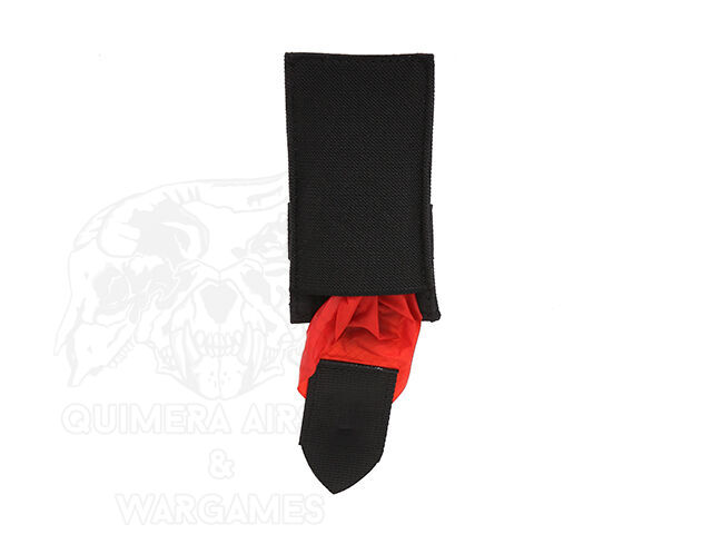 Pouch con pañuelo marcador de eliminado 8Fields - Negro