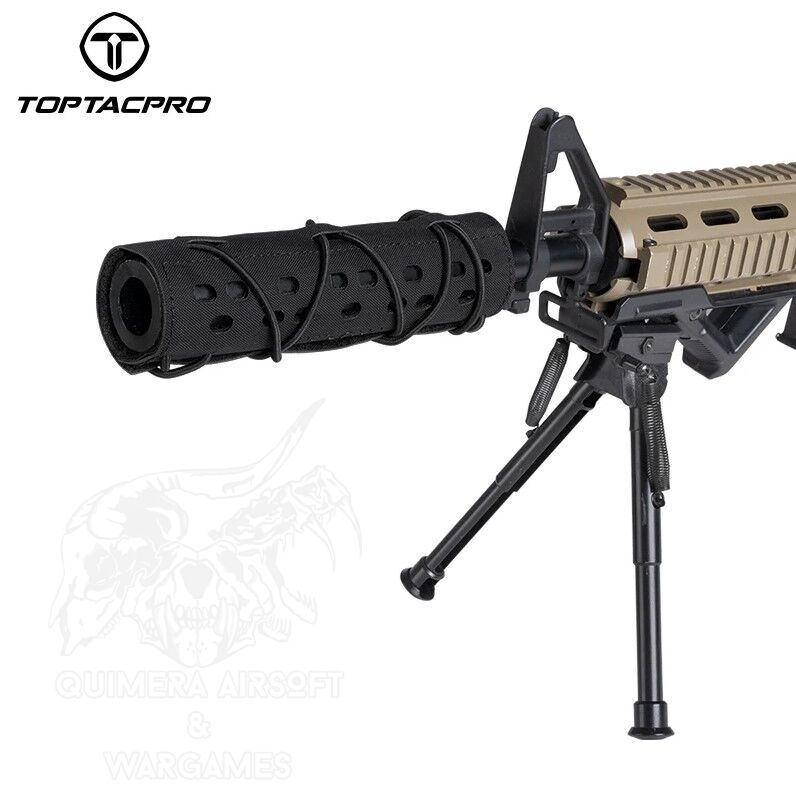 Alternative view of Cubre Silenciador Laser Cut 18cm TopTacPro