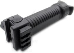 Grip vertical con rail y bipode retractil - Negro - Imagen 4