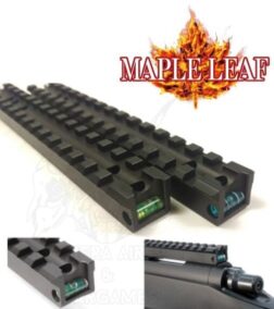 Rail Picattini para VSR10 Con Burbuja de Nivel Verde - Maple Leaf