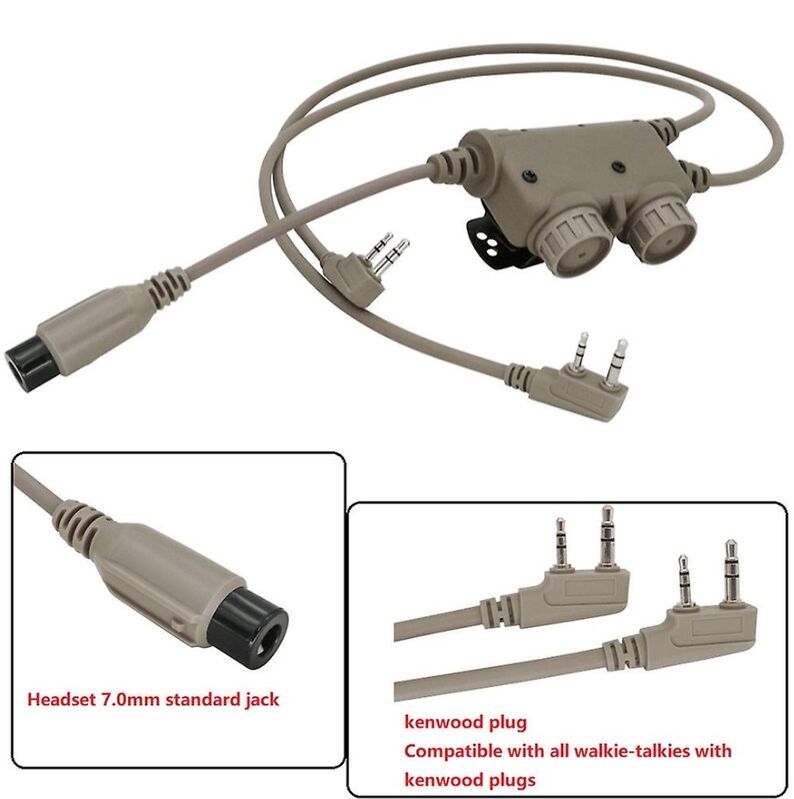 Alternative view of PTT Dual Conexión U94 Kenwood - Tac-Sky