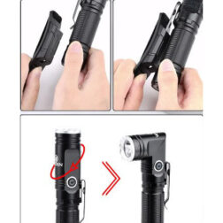 Linterna con Cabezal Pivotante Cargador y Correa de Cabeza - WADSN - Imagen 7