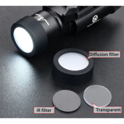 Alternative view of Protector de Linterna 25,4mm WADSN - Negro