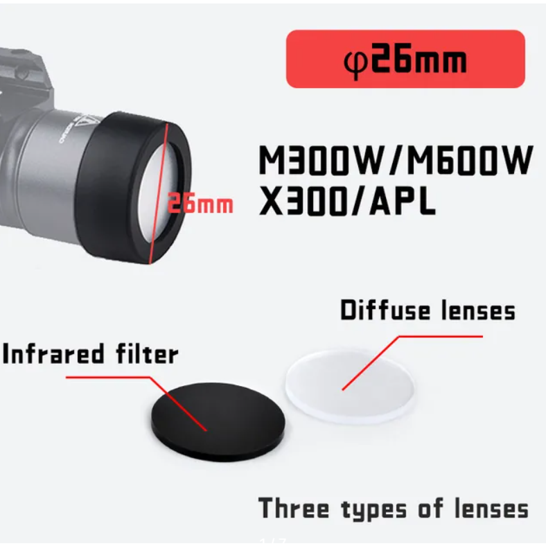 Protector de Linterna 26mm WADSN - Negro