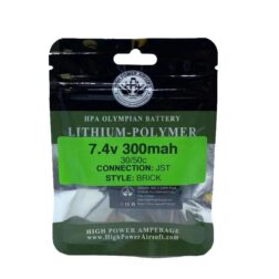 Alternative view of Bateria de Litio Ion 7.4V 300mah 30/50C para HPA - High Power