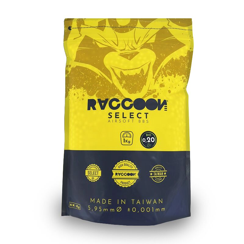 Bolas Select BIO 0.20gr 1Kg. 5000bbs - Raccoon